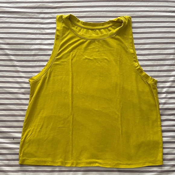 Beyond Yoga Balanced Muscle Tank - Lemon Citron - Picture 2 of 4